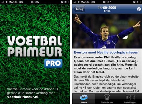 voetbalprimeur.nl app